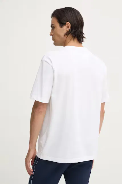 Футболка хлопковая Tee 10 BOSS Green, бежевый — фото 3
