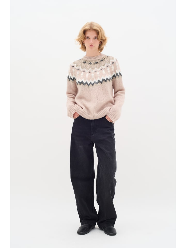 

Свитер свободного кроя TeylorIW Fair Isle в цвете Haze Melange InWear