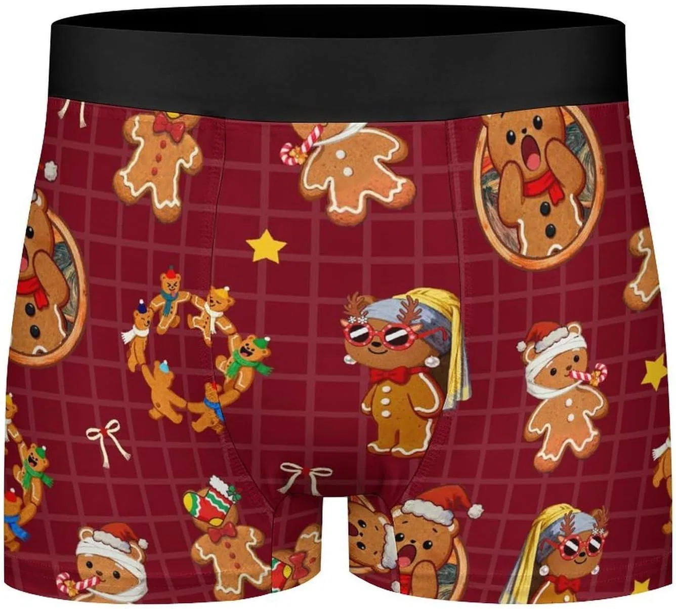 Боксеры новинка гольф, Christmas Cookie Bear — фото 4
