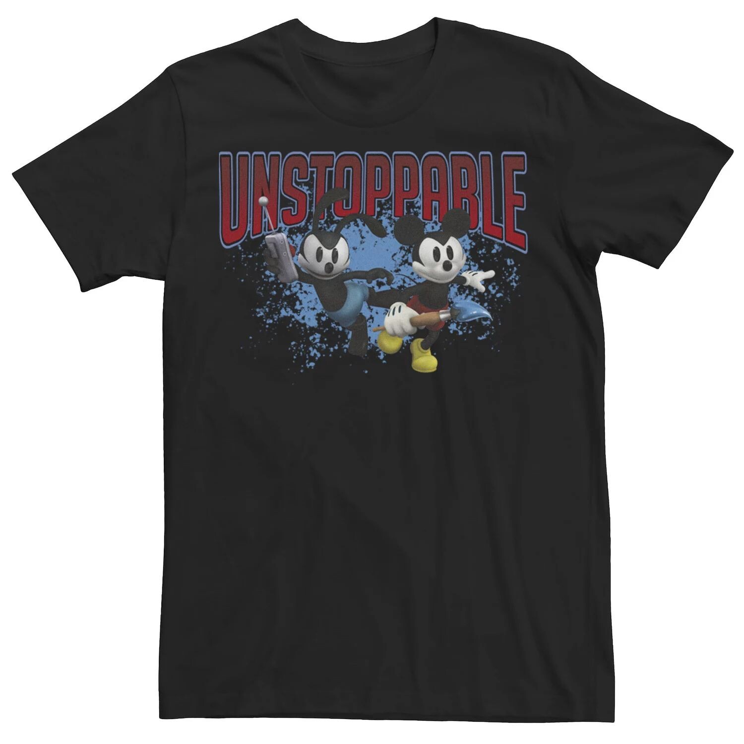 

Мужская футболка Disney Epic Mickey Unstoppable Group Portrait Licensed Character