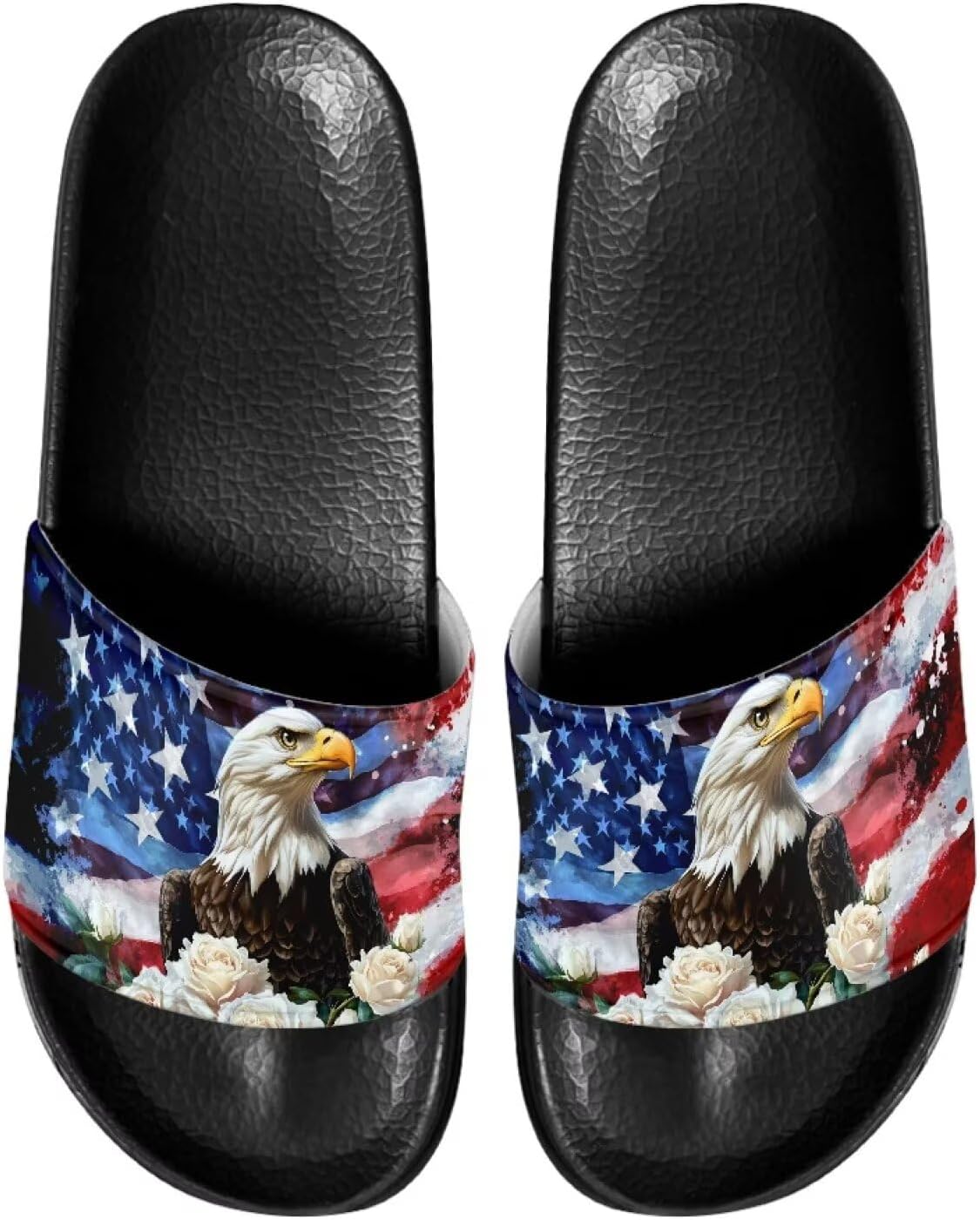 

Сланцы для мужчин с нескользящей подошвой, открытый носок, легкие в уходе, комфортная посадка, для пляжа и повседневной ходьбы Ocwfudsx, белый