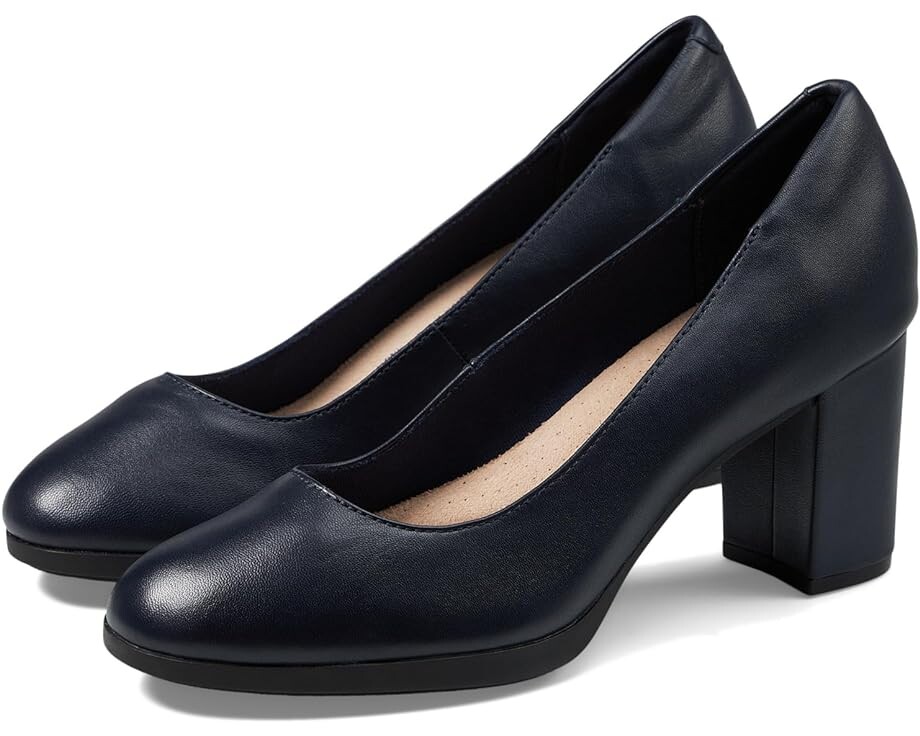 

Туфли Clarks Bayla Skip, цвет Navy Leather