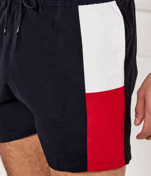 Пляжные шорты regular fit Tommy Hilfiger, темно-синий — фото 3