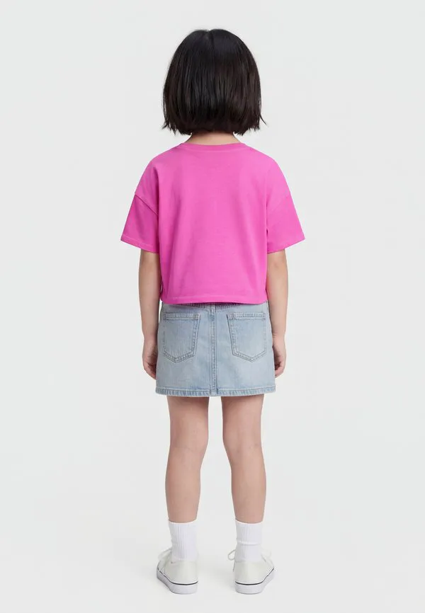 Футболка свободного кроя, базовая футболка Gap, Standout Pink — фото 2