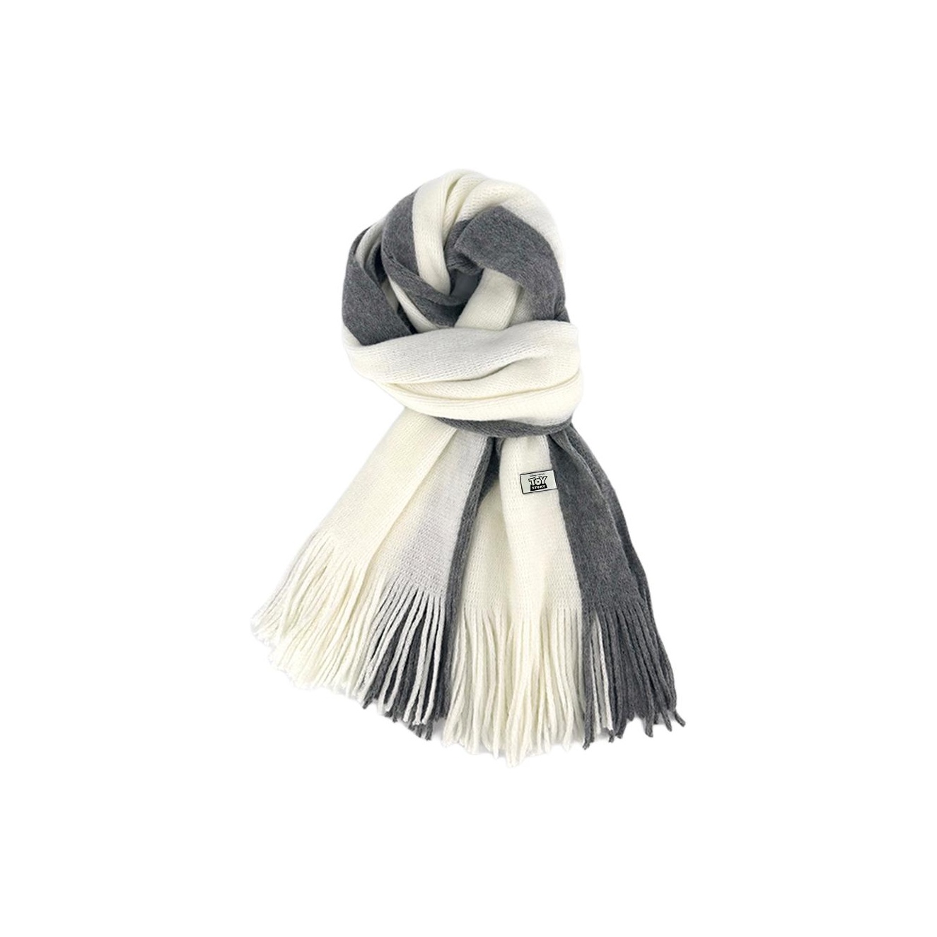 

Disney Вязаный шарф унисекс, White Gray