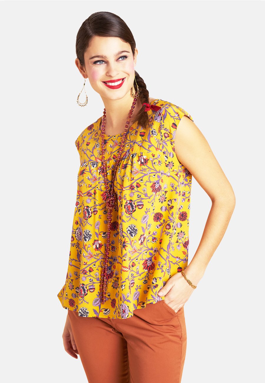 

Футболка Antoine et Lili Print T-shirt, Jaune/Yellow, Желтый, Футболка Antoine et Lili Print T-shirt, Jaune/Yellow