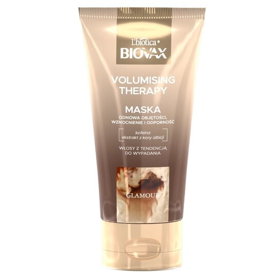 

Маска для волос с кофеином, 150 мл Biovax, Glamour Volumising Therapy