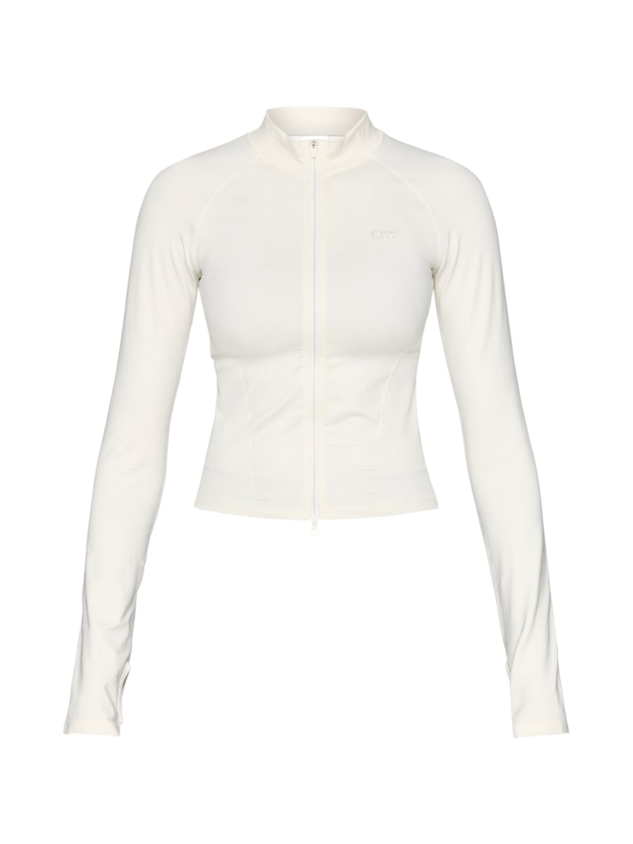 

Спортивная толстовка с капюшоном на молнии ICANIWILL Sculpt, от белого