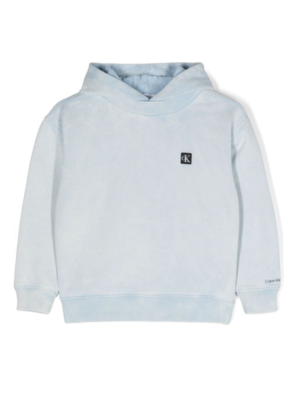 

Худи с нашивкой-логотипом Calvin Klein Kids, синий