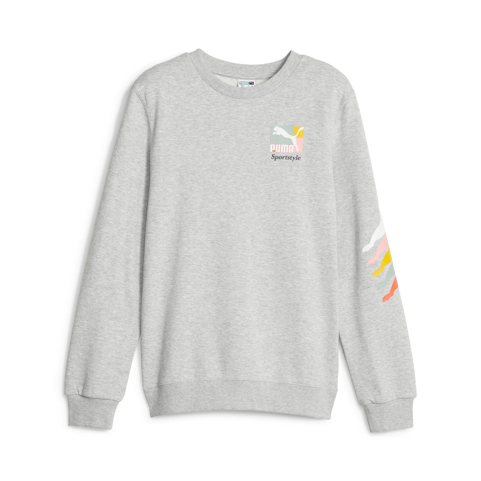 

Толстовка PUMA Big Kids' Classics Brand Love, цвет light gray heather