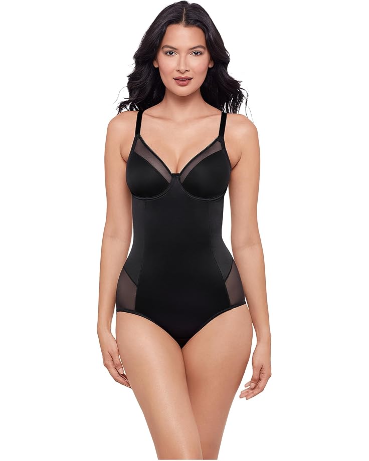

Женское белье и интимная одежда Miraclesuit Shapewear Sexy Sheer Shaping Bodysuit, Black