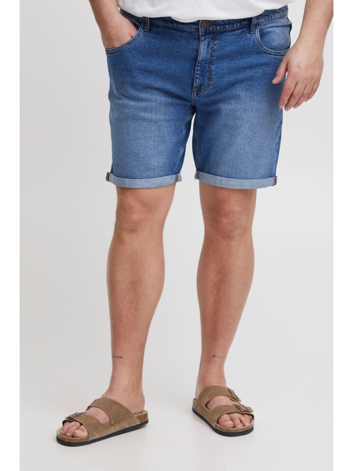 

Тканевые шорты BLEND Jeansshorts BHJoel BT - 20716245 ME Jeansshorts mit Taschen, синий