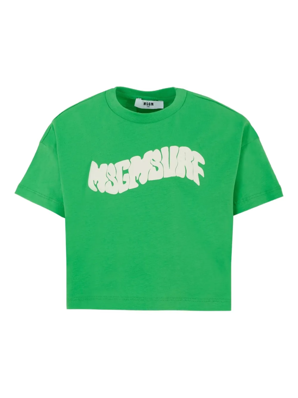 

Футболка с логотипом MSGM Kids, зеленый