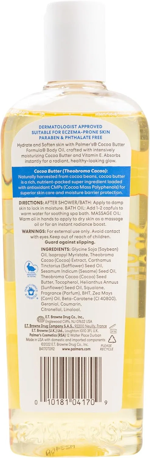 Масло для тела Palmer's Cocoa Butter Formula с какао-маслом и витамином E, 2 шт. по 250 мл — фото 2