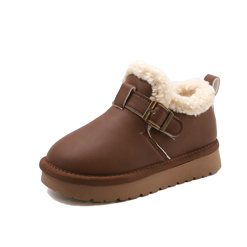 

Нескользящие, износостойкие, теплые детские ботинки. Детские Wooden Rabbit, Umber (Fleece-Lined)