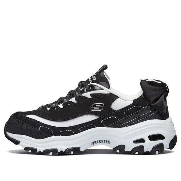 Кроссовки d lites 1.0 running shoes 'black white' Skechers, черный
