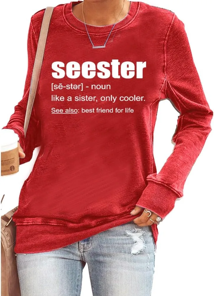 

Футболка Seester Like A Sister Only Cooler с длинным рукавом