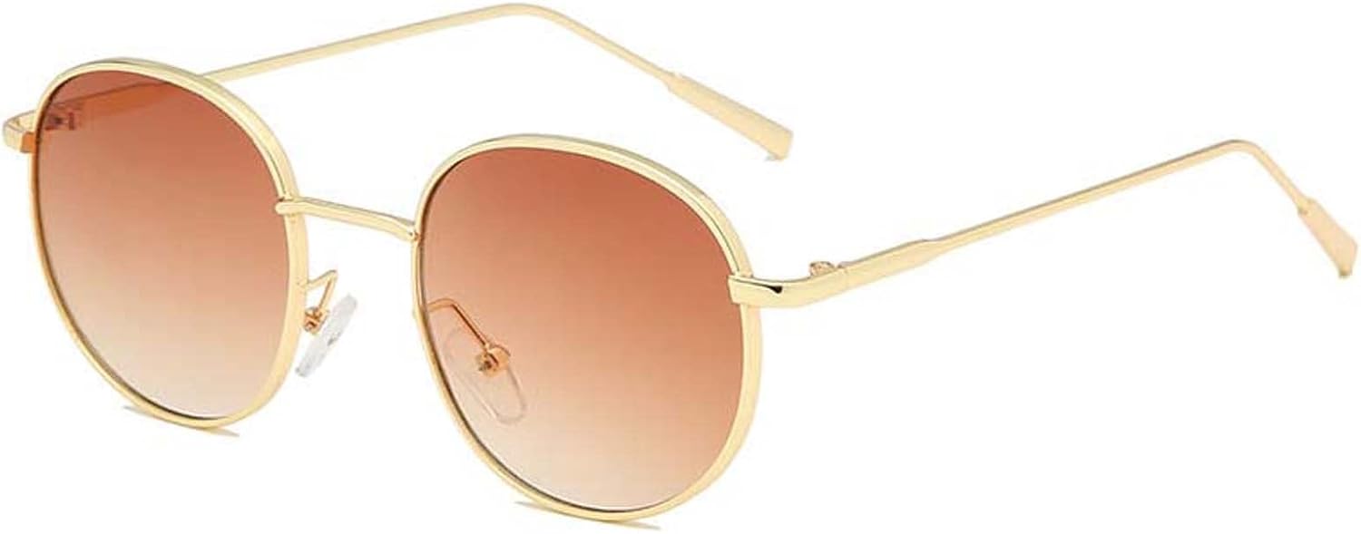 

Солнцезащитные очки XINXIN в стиле хип-хоп с металлической круглой оправой в ретро-стиле, для отдыха на природе и пляже, для мужчин и женщин (цвет: F, размер: средний), F