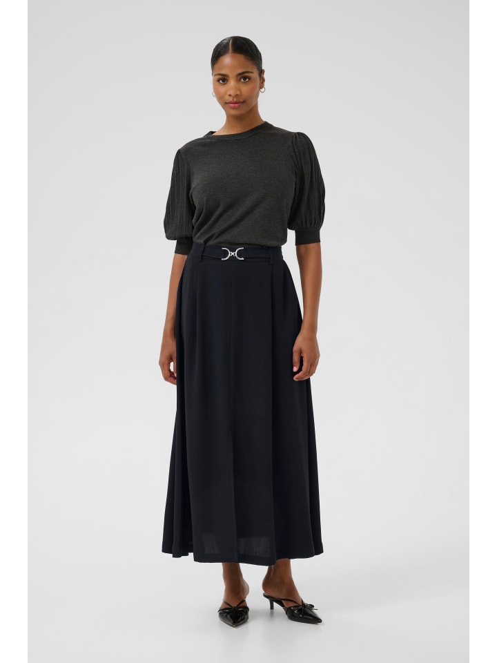 

Kaffe Юбка KAillis А-образного силуэта, темно-черная