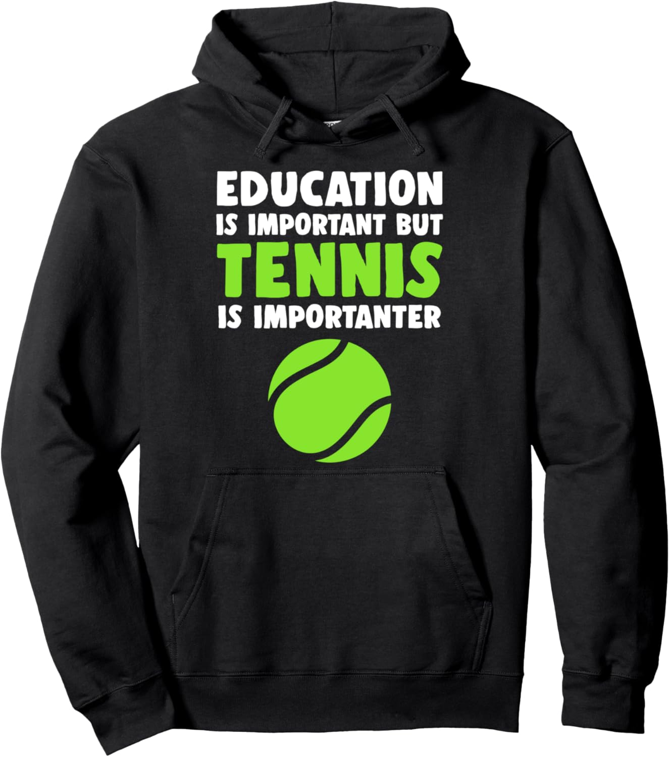

Образование важно. Теннис - это мяч на корте. Подарок: толстовка Tennis Club Match Sports Coach Racket, черный