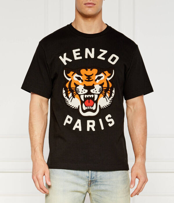 

Футболка Kenzo Lucky Tiger с логотипом, черный