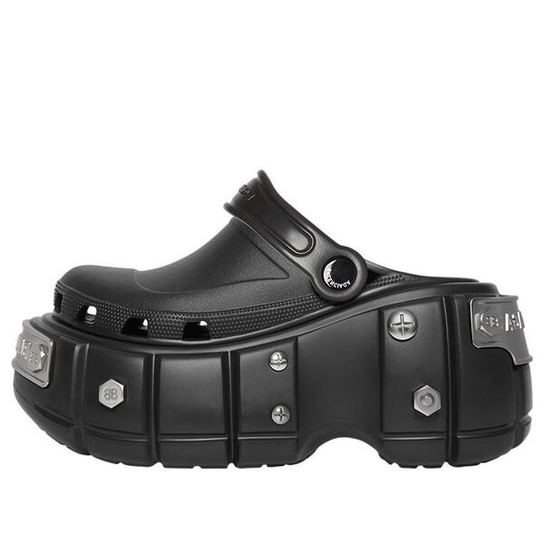 

Сандалии hardcrocs slide x crocs 'black' Balenciaga, черный