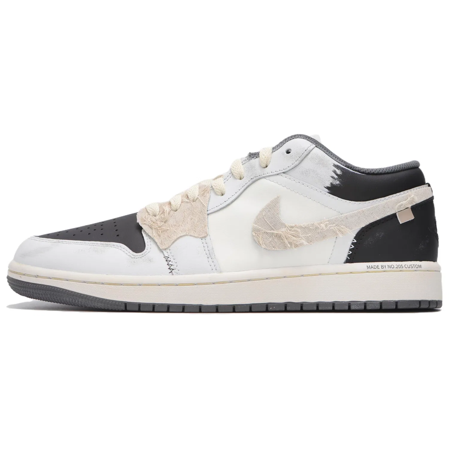 Кроссовки баскетбольные Air Jordan 1 Low Beige Black