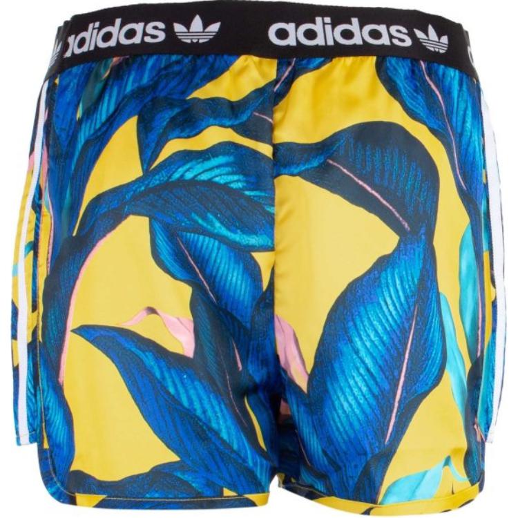 Adidas Originals Женские повседневные шорты желтого цвета — фото 3