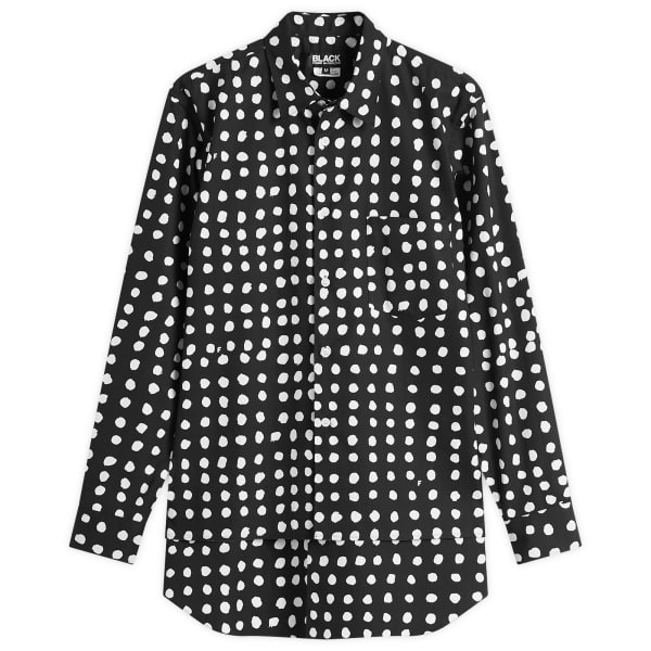 

Рубашка в горошек от X Filip Pagowski Comme Des Garçons Black, черный