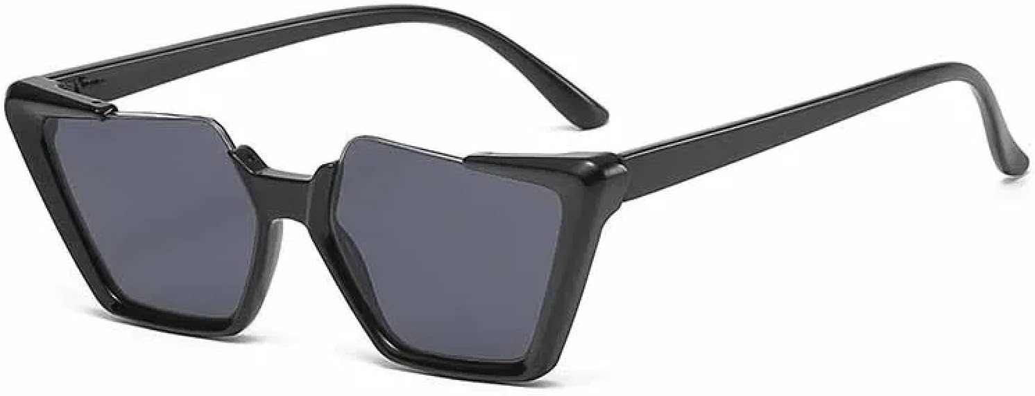 

Модные солнцезащитные очки класса люкс с вырезом в форме «кошачьего глаза», высококачественные, для женщин, трендовые, для активного отдыха, путешествий, вождения, с защитой от УФ-излучения UV400 TKKTLLT, Black Gray