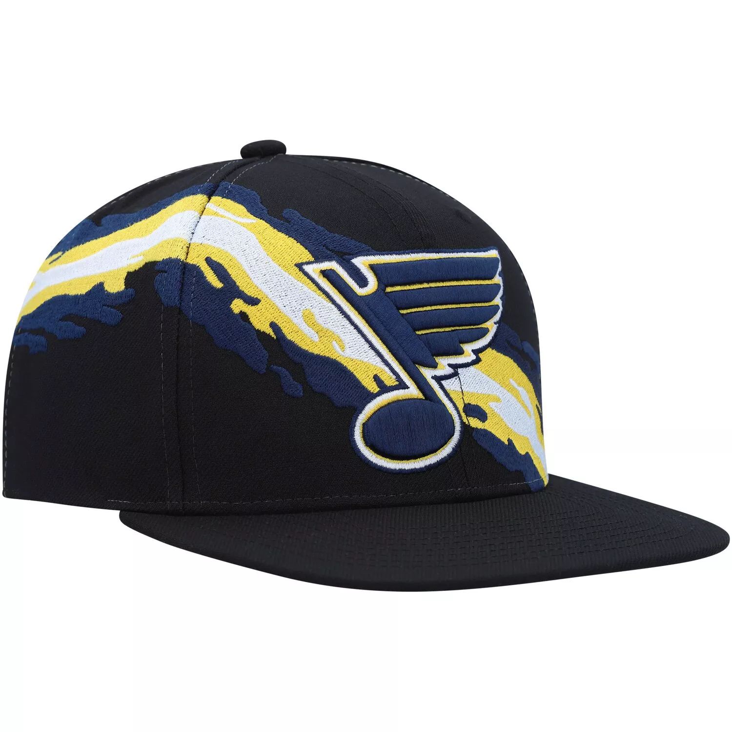 

Мужская черная шляпа Mitchell & Ness St. Louis Blues Vintage Paintbrush Snapback