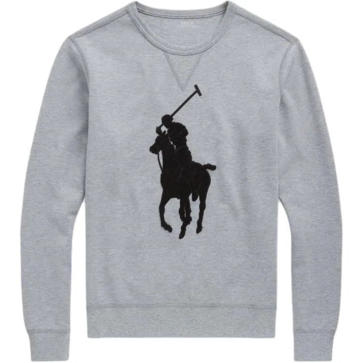 Свитшот Big Pony SS25 мужской Polo Ralph Lauren, Gray