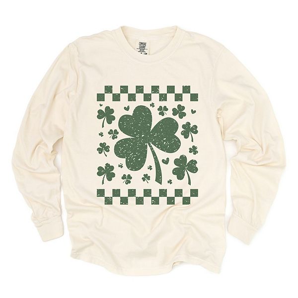 

Футболка с длинным рукавом Clovers checkered distressed Simply Sage Market, Ivory, Зеленый, Футболка с длинным рукавом Clovers checkered distressed Simply Sage Market, Ivory