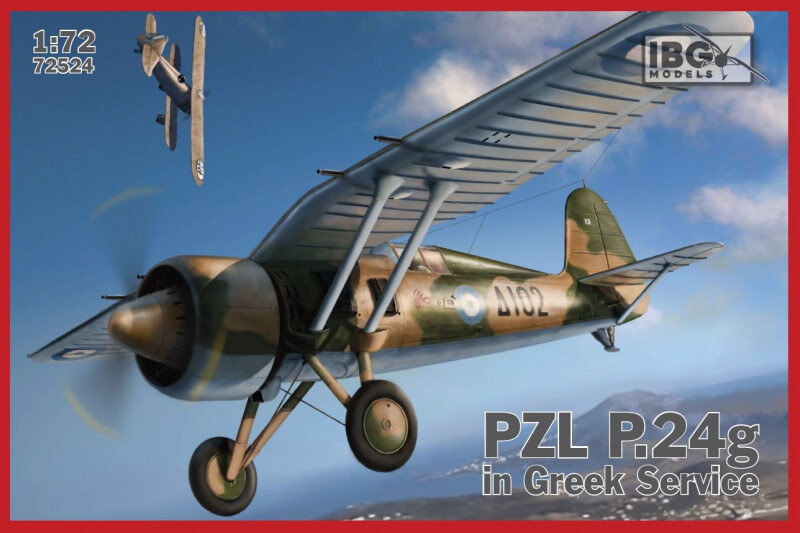 

PZL P.24g Пластиковая модель «Греческий сервис» IBG Models
