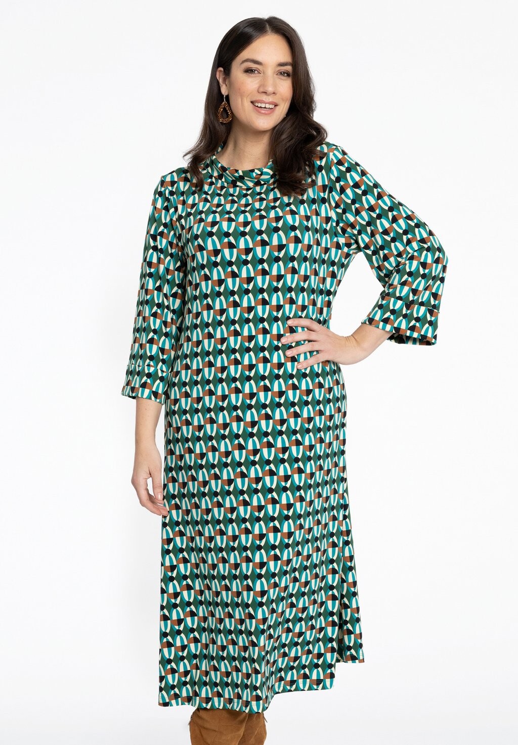 

Дневное платье WITH COLLAR GROSSE GRÖSSEN Yoek, зеленый