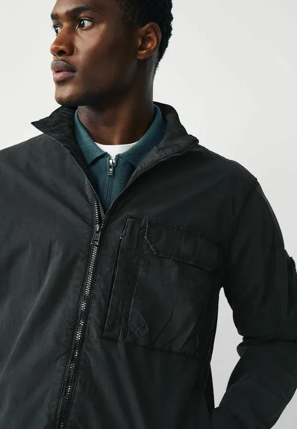 Куртка джинсовая на молнии Regular fit Next, черный — фото 4
