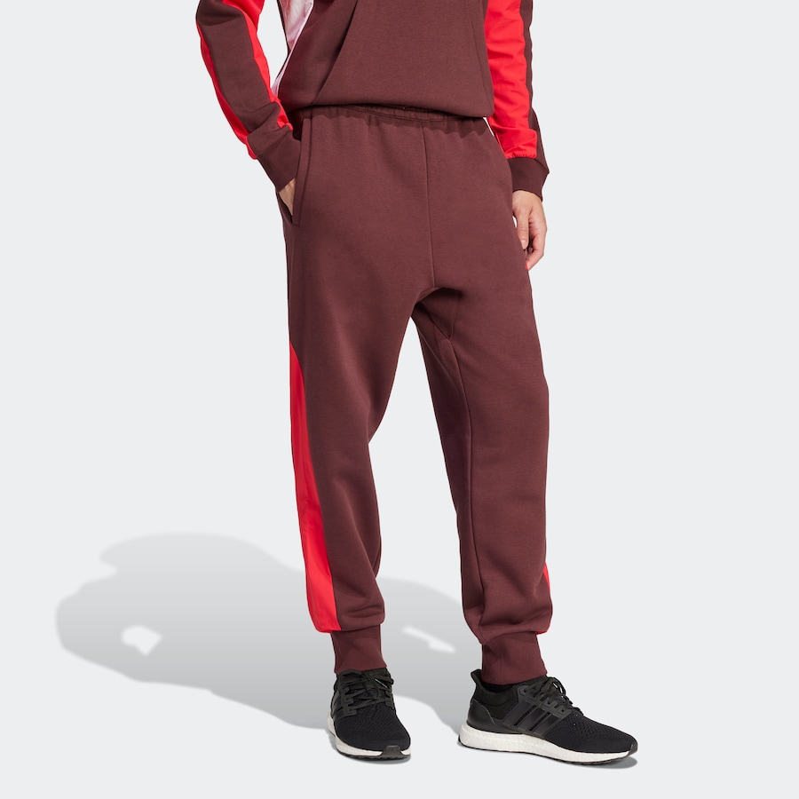 Зауженные спортивные брюки ADIDAS SPORTSWEAR Essentials, коричневый — фото 2