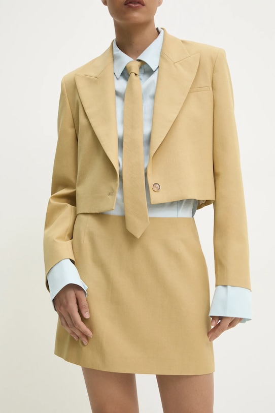 

Мини-юбка Answear.Lab, желтый