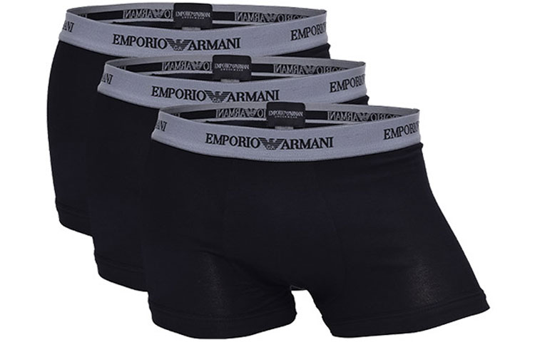 

Трусы мужские 3 шт EMPORIO ARMANI, черный