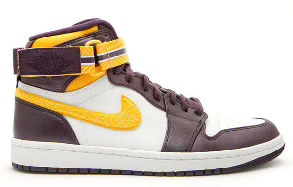 Кроссовки 1 высокий ремешок Air Jordan, фиолетовый — фото 2
