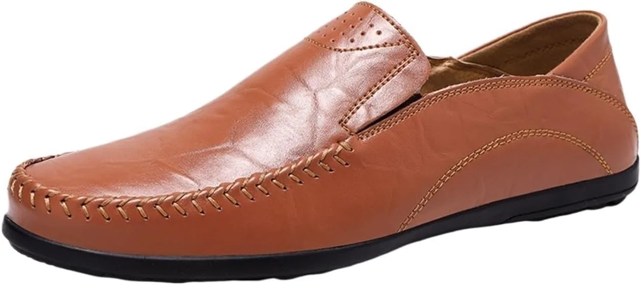Мокасины мужские повседневные Loafers коричневый DHFIRUFSHLO