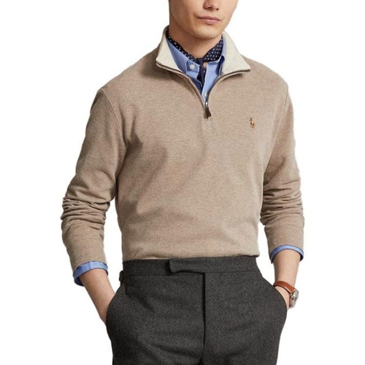 Поло Пони вышитый Свитшот Polo Ralph Lauren, Коричневый — фото 4