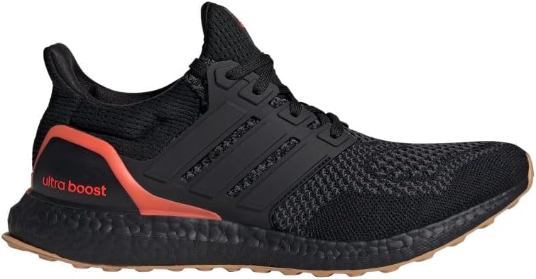 Мужские кроссовки для бега Adidas Ultraboost 1.0, черный/красный — фото 2