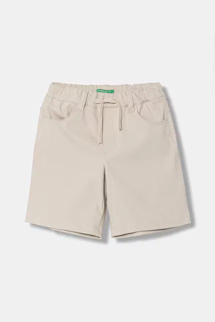 Шорты с высокой посадкой детские United Colors of Benetton, бежевый