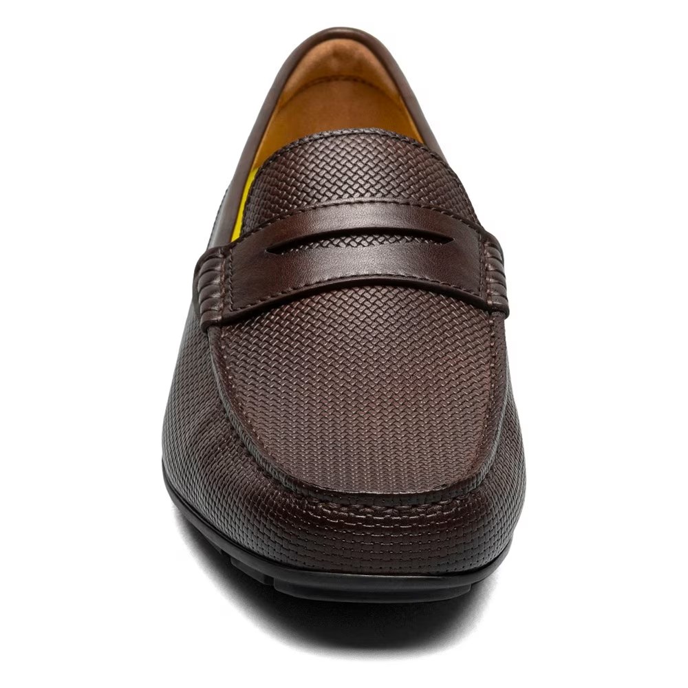 Мото мокасины пенни мокасины Florsheim, коричневый — фото 4