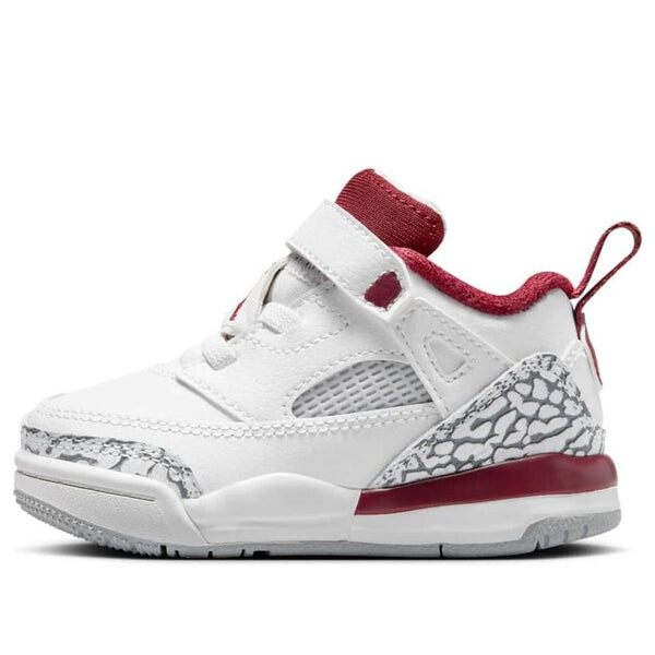 

Кроссовки spizike low 'white wolf grey anthracite team red' Air Jordan, белый