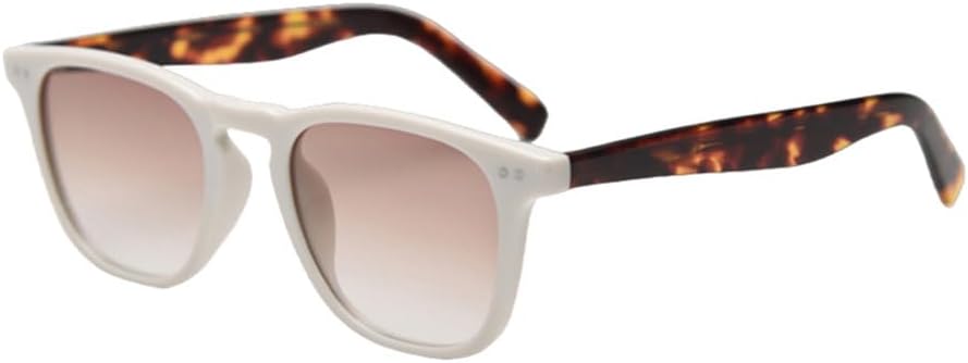 

поляризованные солнцезащитные очки в стиле ретро для женщин, солнцезащитные очки из ацетата для мужчин, защита от ультрафиолета UV400 для женщин HCPIHF, White Leopard Brown