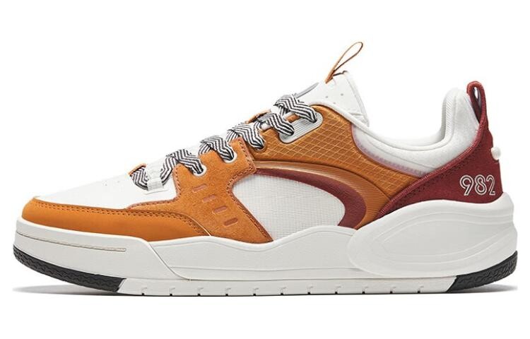 

Кроссовки ANTA 982EVO Skateboarding Shoes Men Low-top White/brown/red, красный