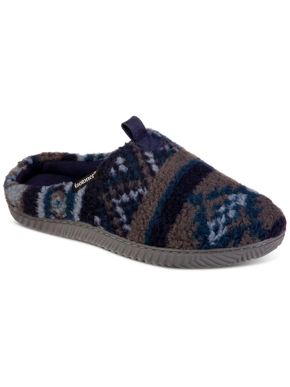 

Мужские флисовые тапочки Fairisle Scuff Isotoner, темно-синий