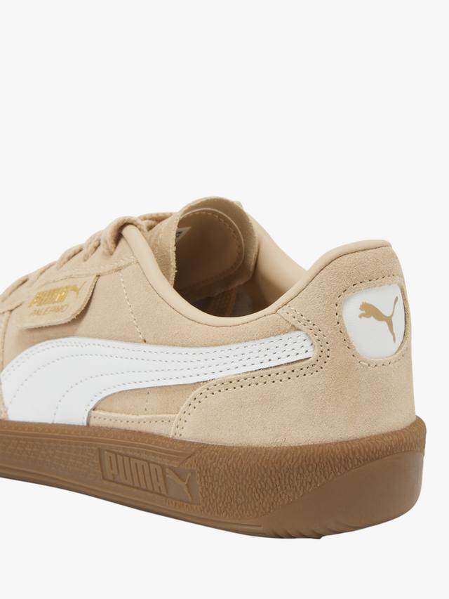 Тренеры Palermo из замши на шнуровке PUMA, Sand/White — фото 3